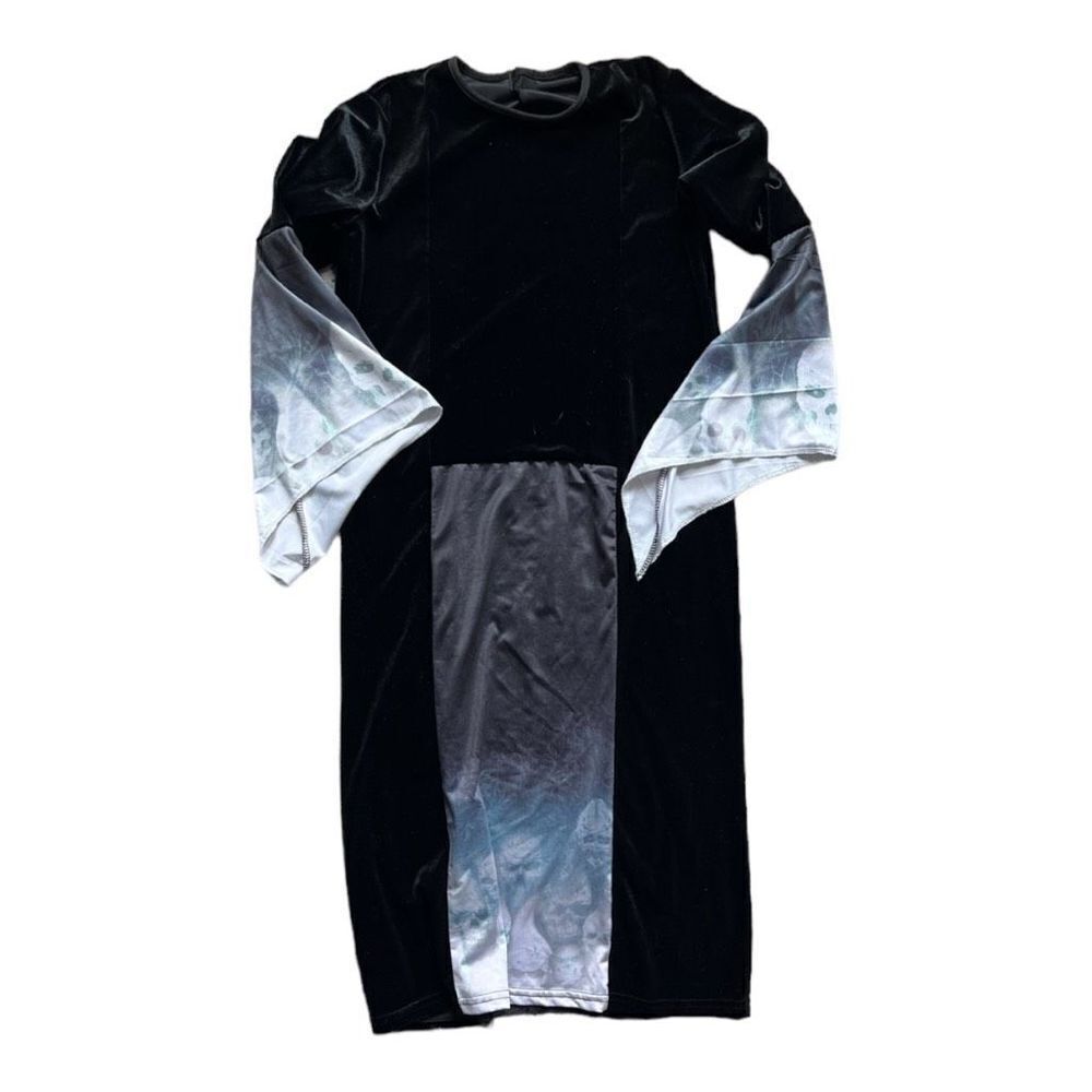 Youth Unisex Amscan Grim Reaper Witch Wizard Robe Costume- Sz S 5/6